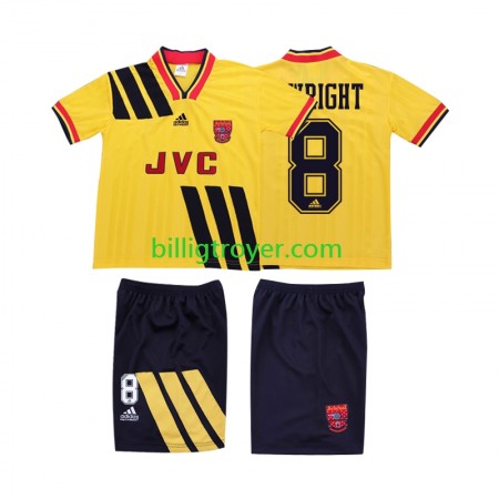 Billige Fotballdrakter Arsenal WRIGHT 8 1993 Barn Retro Bortedraktsett 1994 Kortermet